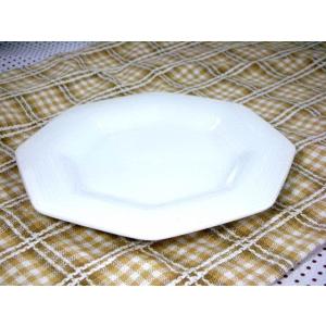 チョット白めの八角17.1cmプレート★アウトレット品★TYG  KZ215