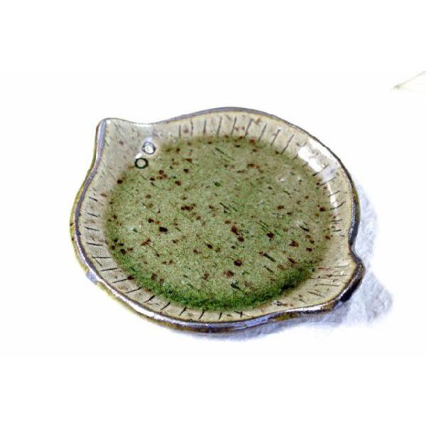 土物貫入ひらめ小皿・銘々皿OMR★アウトレット品こみ★  KZ246