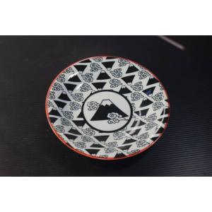 KZ273　富士山１６cm皿　[美濃焼 日本製 陶磁器 アウトレット品　]