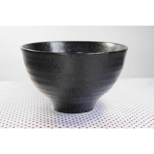 MC218　ブラック13.5cmカフェオレボウル★アウトレット品★