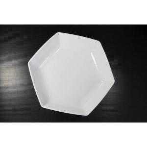 六角20.7ｃｍ盛鉢  [美濃焼/日本製/陶磁器/白い食器/洋食器/中華/洋風/レストラン/ホワイト...