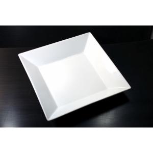 OB082 ホワイト２３．５cm正角深ボウル・盛り付け深皿 ★アウトレット品★