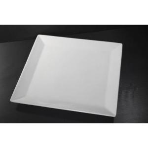 OZ031 白25.6cm正角盛皿 ★アウトレット品★