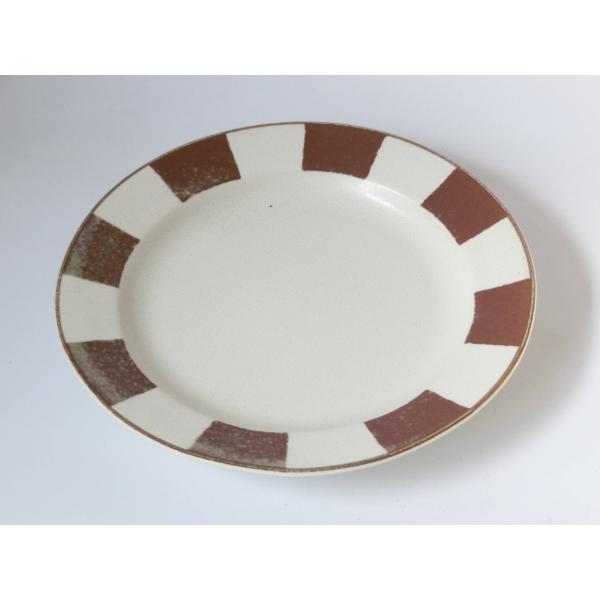 OZ047B ラウトブラウンリム70皿　アウトレット品