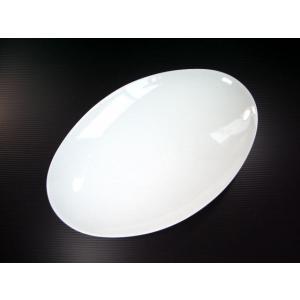 OZ183 ホワイト27.6ｃｍ楕円盛り付けプレート★アウトレット品★TYGクリーム色もミックス