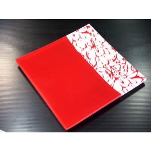 SALA２０cmスクエアプレート・レッドＡＰ２００１ＳＡＲＤ