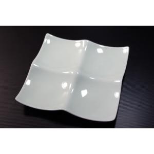 OZ233 水あさぎ四品スクエアー小　MNM★アウトレット品★