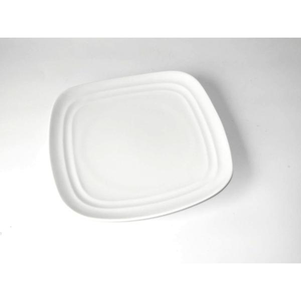 PS029　白22cm段付き正角パスタ　アウトレット品