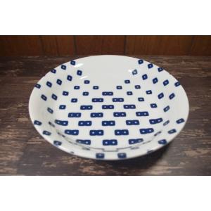 PS140 クロス21.8cmパスタ・カレー皿　アウトレット品
