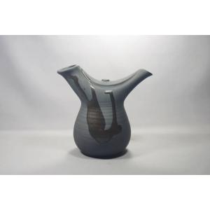 SK002　レンジ燗大　南蛮　[美濃焼/日本製/陶磁器/和食器/和風/黒/ブラック/酒器/熱燗/徳利...