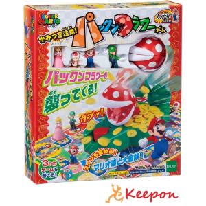 スーパーマリオかみつき注意！パックンフラワーゲーム エポック社 マリオ おもちゃ ゲーム ボードゲー...