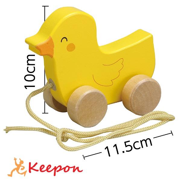 木製おさんぽ ひよこ アーテック 知育玩具 おもちゃ 木製 幼稚園 保育園 幼児 車 散歩 木のおも...