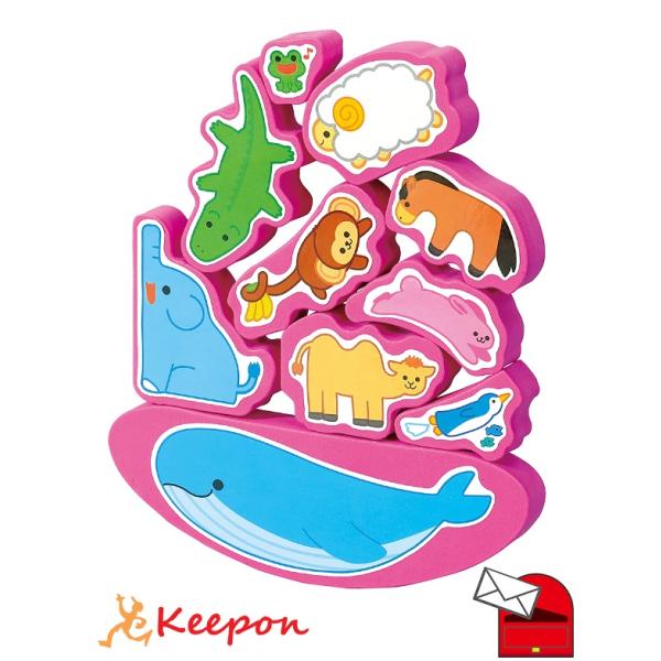 EVAパズル&amp;バランス アニマルズ (メール便可) アーテック バランスゲーム おもちゃ 幼稚園 保...