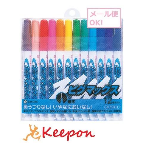 ピグマックスツイン細字 12色セット (1個までメール便可) ペン サクラクレパス マーカー 水性