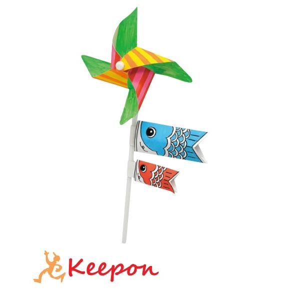 手持ちこいのぼり 手作りキット 子供会 鯉のぼり 子供の日 幼稚園 保育園 子ども 工作 手作り ワ...