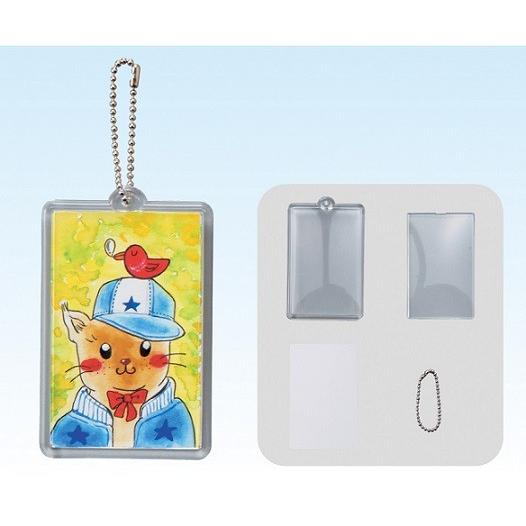 ハメパチくん キーホルダー 角型　(メール便可)