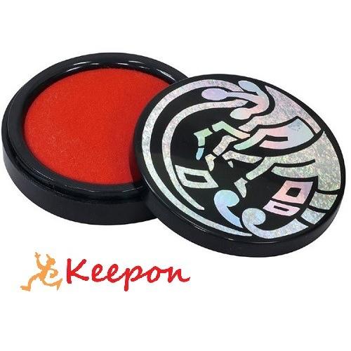 らでん調 朱肉φ70  アーテック 伝統工芸 美術 和 印鑑