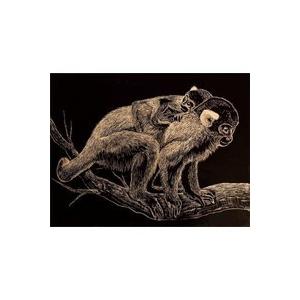 ゴールドスクラッチボードA4 メタリックフレーム付(メール便可) 　伝統工芸　デザイン　スクラッチ