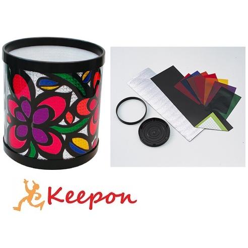 サークルステンド　ステンドグラス 小物入れ ペン立て プレゼント 手作り オリジナル キット