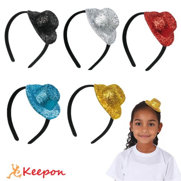 キラキラ帽子付カチューシャ アーテック かわいい アクセサリー 運動会 文化祭 発表会 衣装 幼稚園...