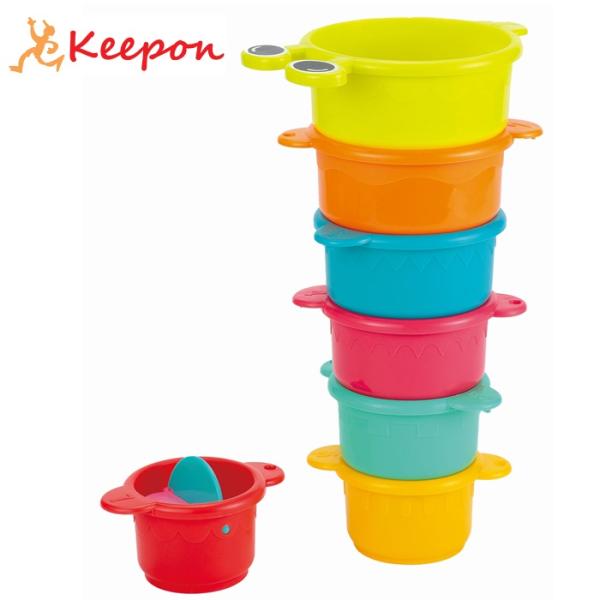 カラフルけむしシャワーカップ アーテック おもちゃ 幼児 水遊び 幼稚園 保育園 子ども お風呂 遊...