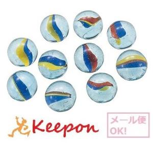 日本製 ビー玉 12個入 17mm 5色 青（ブルー） 赤 黄 緑 水色 ミックス