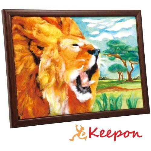 わたぼこアート　美術 イラスト 視覚デザイン フェルト 羊毛フェルト 綿