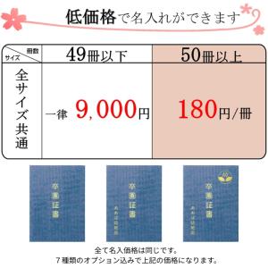 名入れ可 証書ファイル 高級和紙風 大(片面B...の詳細画像3