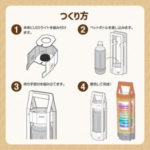 ペットボトルランタン工作キット アーテック 夏...の詳細画像3