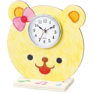 おえかき時計 クマ (3個までメール便可能)ア...の詳細画像1