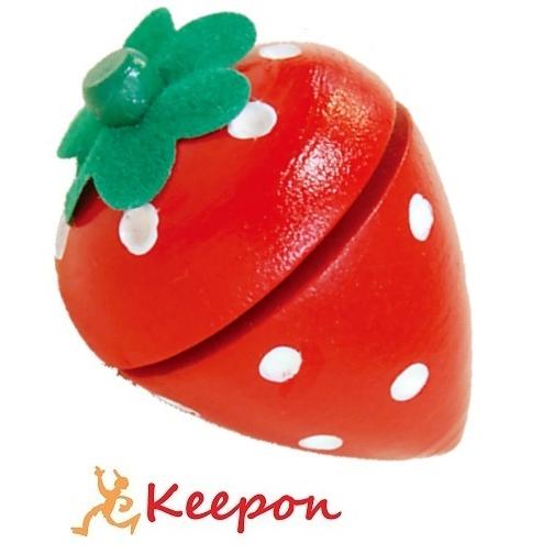 木のおもちゃ 　ミニ・ いちご　だいわ 木製おもちゃ プレゼント ままごと　食材 誕生日 出産祝い ...