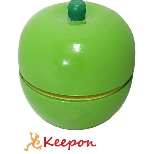 木のおもちゃ 　本格・青りんご　だいわ 木製おもちゃ プレゼント ままごと　料理誕生日 出産祝い ク...