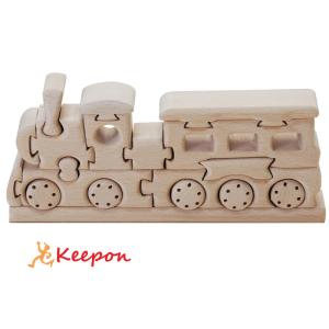 木のおもちゃ 汽車 だいわ 木製おもちゃ プレゼント パズル 絵合わせ 誕生日 出産祝い クリスマス...