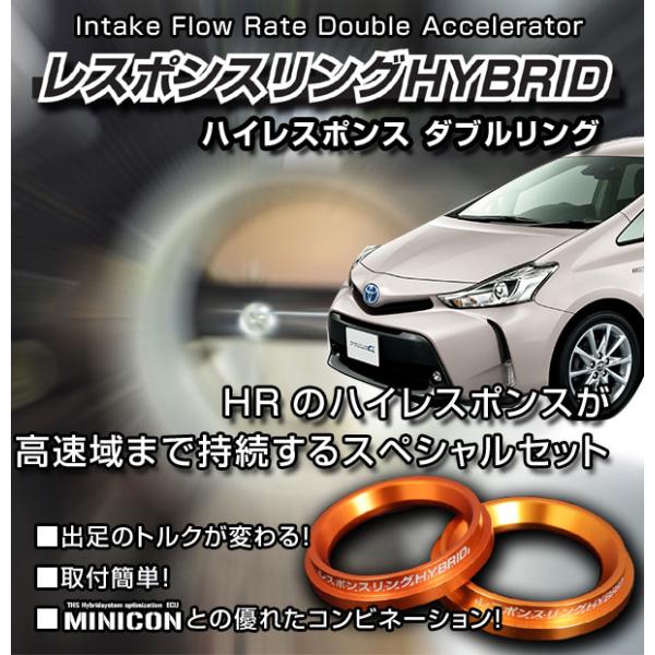 レスポンスリングHYBRID　ダブルリング仕様　トヨタ プリウスα ZVW40/41　用　パーツ