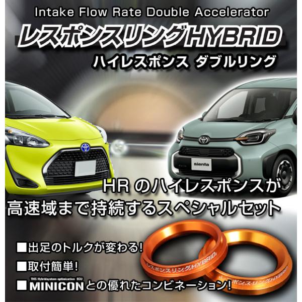 シエンタハイブリッド　レスポンスリングHYBRID　ダブルリング仕様　トヨタ パーツ