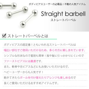 ボディピアス ショート ストレート バーベル ...の詳細画像5