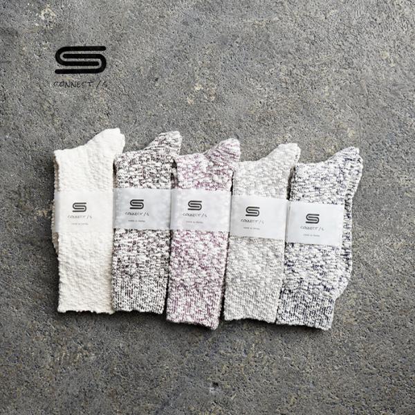 50%OFFセール CONNECT/S コネクト LITE SLAB CREW SOCKS スラブア...