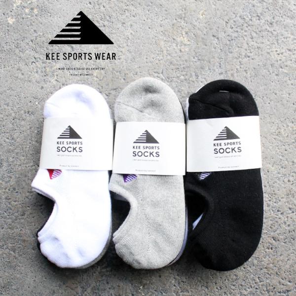 KEE SPORTS【キースポーツ】 3P LOGO ANKLE SOCKS アンクルソックス 靴下...