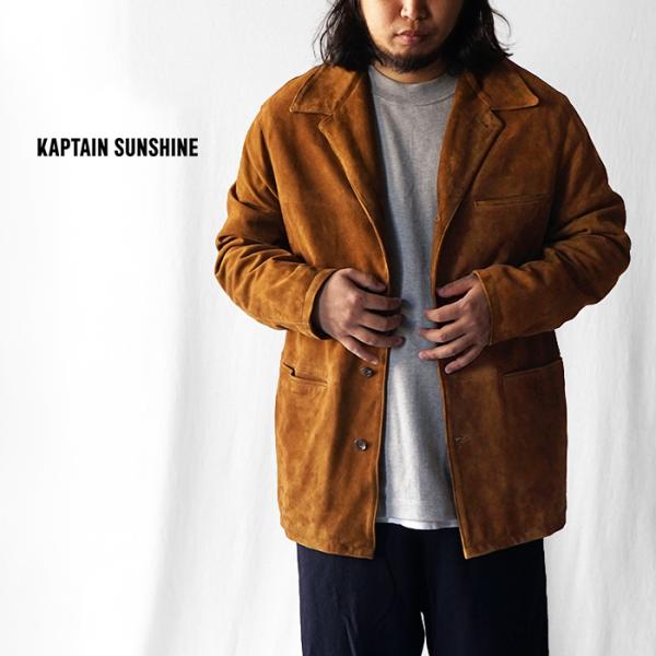 KAPTAIN SUNSHINE キャプテンサンシャイン Sheepskin Half Coat シ...