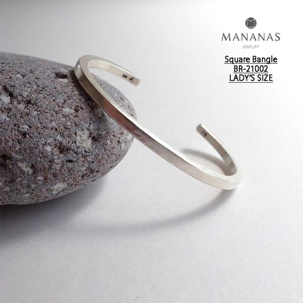 30%OFFセール MANANAS マナナス Square Bangle -LADY'S SIZE ...