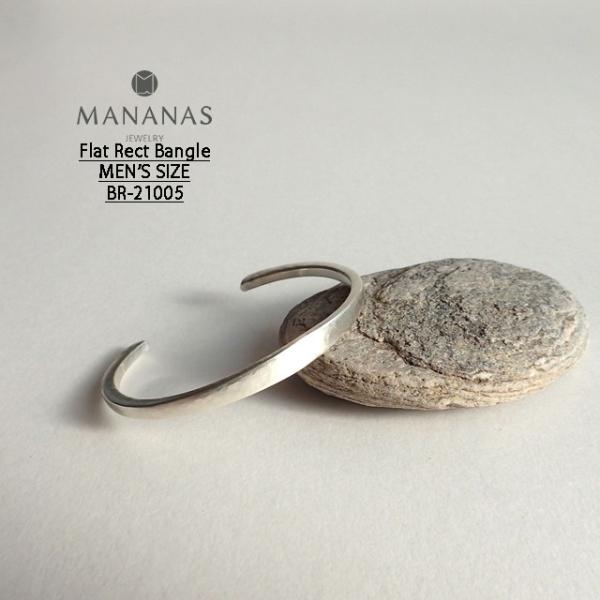 MANANAS マナナス Flat Rect Bangle -MEN'S SIZE フラットレクトバ...