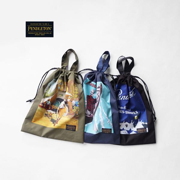 PENDLETON ペンドルトン POSTER DRAWBAG ポスタードローバッグ トートバッグ ...
