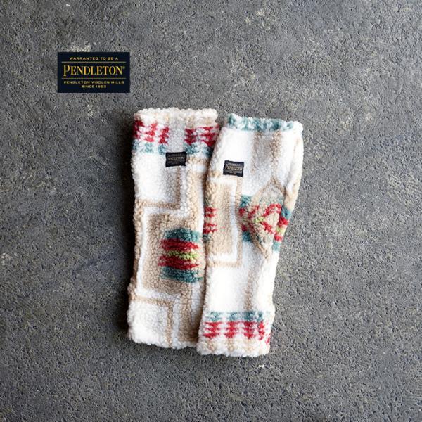 &quot;PENDLETON ペンデルトン BOA ARM WARMER -OFF WHITE &quot; ボアアー...