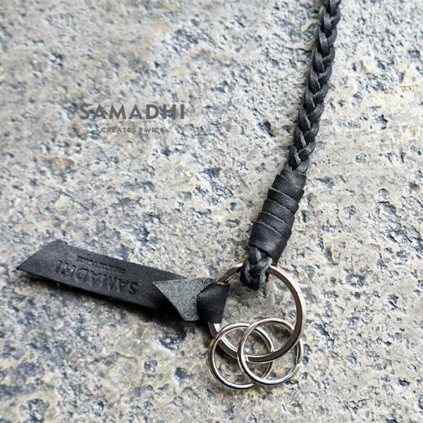 SAMADHI サマディ CARABINER KEY RING -BLACK カラビナキーリング キ...