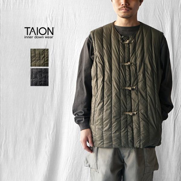 TAION タイオン JAPAN SPECIAL CHINA BUTTON DOWN VEST ジャ...