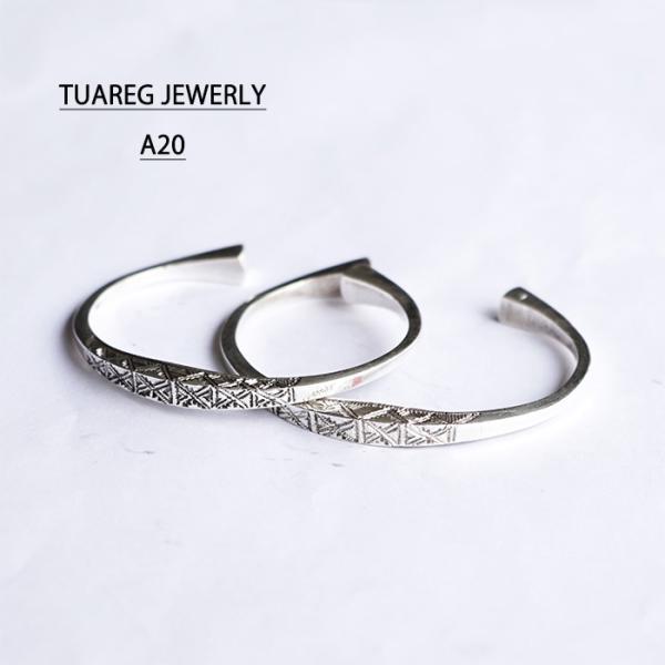TUAREG JEWELRY トゥアレグジュエリー A20 バングル シルバージュエリー ブレスレッ...