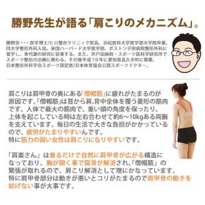 猫背矯正ベルト 勝野式 肩楽さん 姿勢補正イン...の詳細画像5