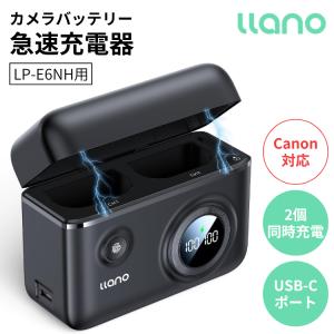 llano カメラバッテリー 充電器 NP-FZ100用 同時充電可能 USB-C PD18W