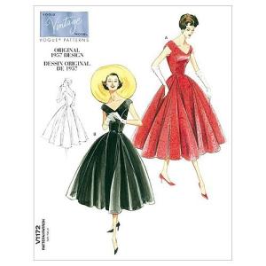 Vogue Patterns 50年代デザイン ヴィンテージヴォーグ ワンピースの型紙セット サイズ Us6 8 10 12 1172 の最安値 価格比較 送料無料検索 Yahoo ショッピング