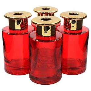 Feel Fragrance リードディフューザー用 リードディフューザーボトル 容器 透明 蓋付き 4本セット 1ml円形 赤 Gb 1m の最安値 価格比較 送料無料検索 Yahoo ショッピング